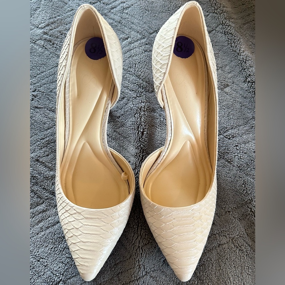 Jessica Simpson Claudette D'orsay Pointy Stiletto Pumps 8.5